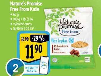 Albert Nature's promise free from kaše • 65 g nabídka