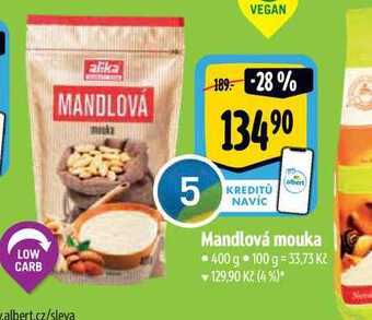Albert Mandlová mouka • 400 g nabídka