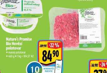 Albert Nature's promise bio hovězí polotovar 460 g nabídka