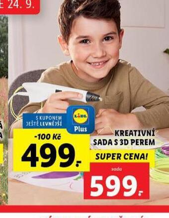 Lidl Kreativní sada s 3d perem nabídka