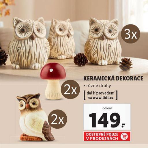 Lidl Keramická dekorace nabídka