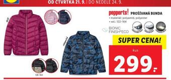 Lidl Prošívaná bunda nabídka