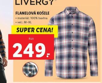 Lidl Flanelová košile nabídka