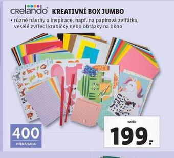 Lidl Kreativní box jumbo nabídka