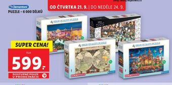 Lidl Puzzle nabídka