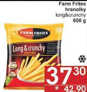 Jip Farm frites hranolky long&crunchy, 600 g nabídka