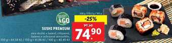 Lidl Sushi premium, 168 g/178,5 g/185 g nabídka