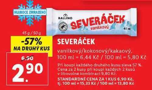 Lidl Severáček, 45 g/50 g nabídka