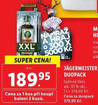 Lidl Jägermeister, 0,5 l nabídka