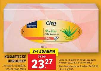 Lidl Kosmetické ubrousky, 120 g nabídka