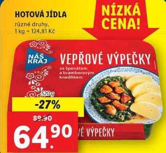 Lidl Hotová jídla, 520 g nabídka