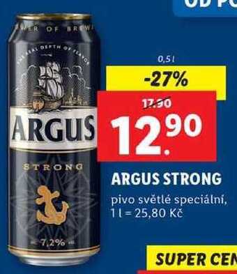 Lidl Argus strong, 0,5 l nabídka