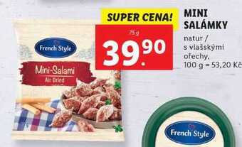 Lidl Mini salámky, 75 g nabídka