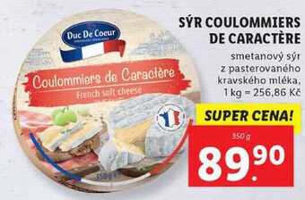 Lidl Sýr coulommiers de caractère, 350 g nabídka