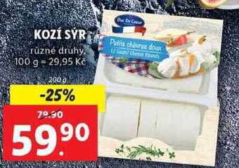 Lidl Kozí sýr, 200 g nabídka