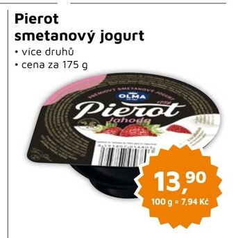 Můjobchod Pierot smetanový jogurt nabídka