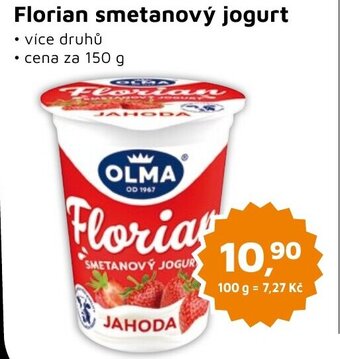 Můjobchod Florian smetanový jogurt nabídka