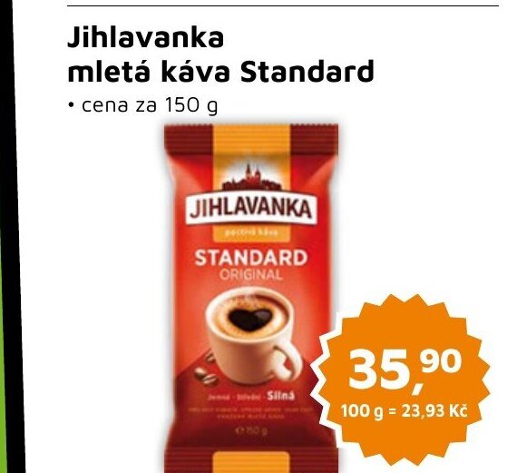 Můjobchod Jihlavanka mletá káva Standard nabídka