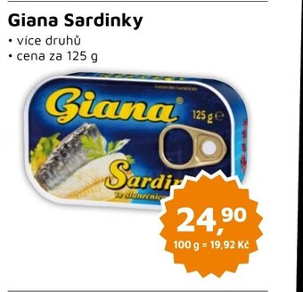 Můjobchod Giana Sardinky nabídka