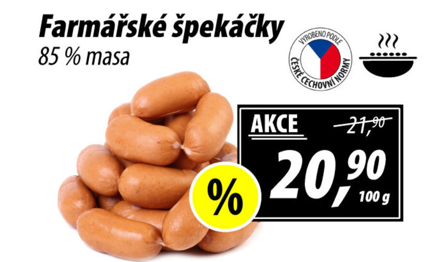 ZEMAN Farmářské špekáčky nabídka