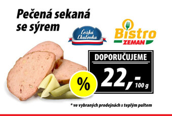 Pečená sekaná se sýrem