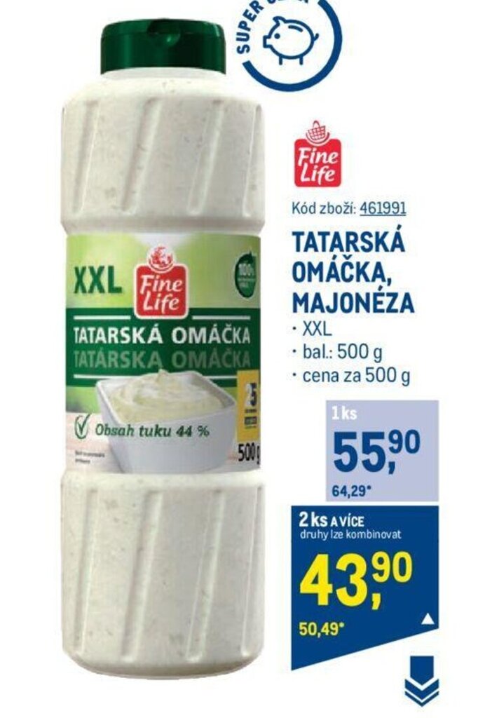 Makro TATARSKÁ OMÁČKA, MAJONÉZA nabídka