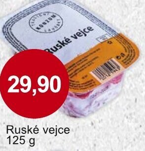 Konzum Ruské vejce 125 g nabídka