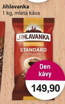 Konzum Jihlavanka 1 kg, mletá káva nabídka