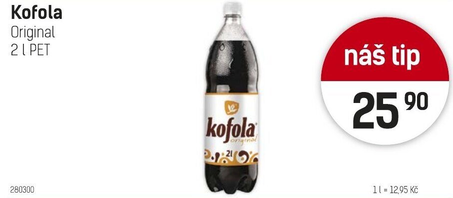 Konzum Kofola Original 2l. PET nabídka