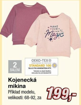 Kik Kojenecká mikina nabídka