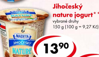 CBA Jihočeský nature jogurt nabídka