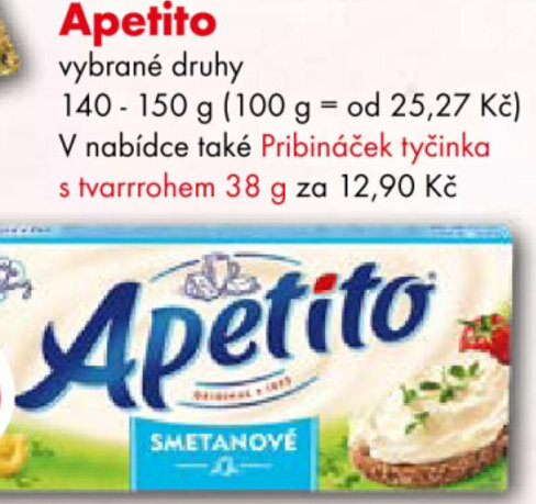 CBA Apetito nabídka
