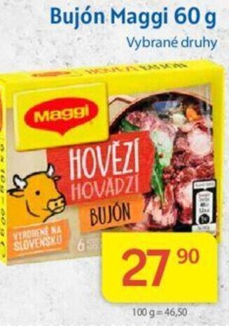 Kubík potraviny Bujón Maggi 60 g nabídka