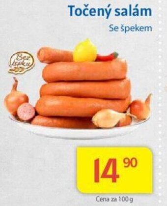 Kubík potraviny Točený salám Se špekem nabídka