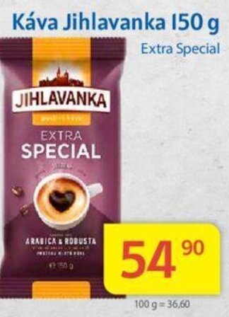 Kubík potraviny Káva Jihlavanka 150 g nabídka