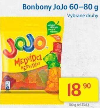 Kubík potraviny Bonbony JoJo 60-80 g nabídka