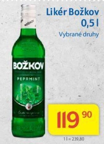Kubík potraviny Likér Božkov 0.5 L nabídka