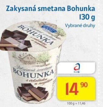 Kubík potraviny Zakysaná smetana Bohunka 130 g nabídka