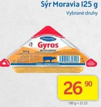 Kubík potraviny Sýr Moravia 125 g nabídka