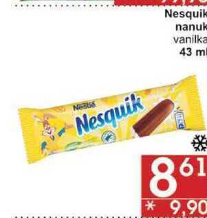 Jip Nestle nesquik nanuk vanilka, 43 ml nabídka