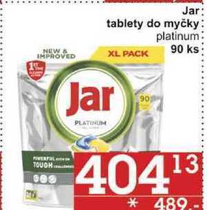 Jip Jar tablety do myčky platinum, 90 ks nabídka