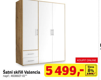 Asko Šatní skříň Valencia nabídka