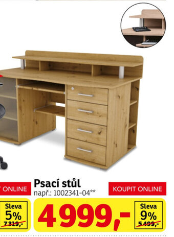 Asko Psací stůl nabídka