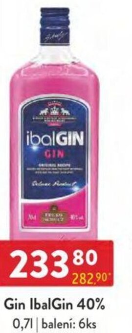 Qanto Gin IbalGin 40% nabídka