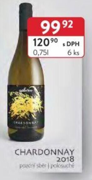 Qanto CHARDONNAY 2018 nabídka