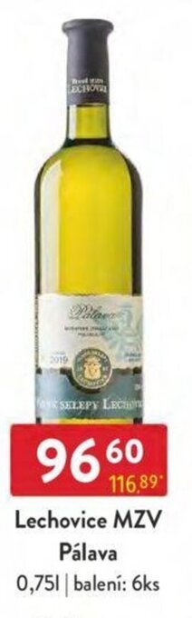 Qanto Lechovice MZV Pálava 0,75L nabídka