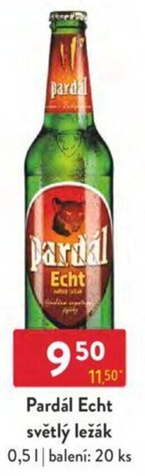 Qanto Pardál Echt světlý ležák 0.5 L nabídka