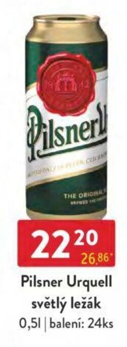 Qanto Pilsner Urquell světlý ležák 0,5L nabídka