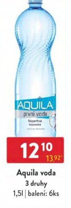 Qanto Aquila voda 3 druhy 1.5 L nabídka