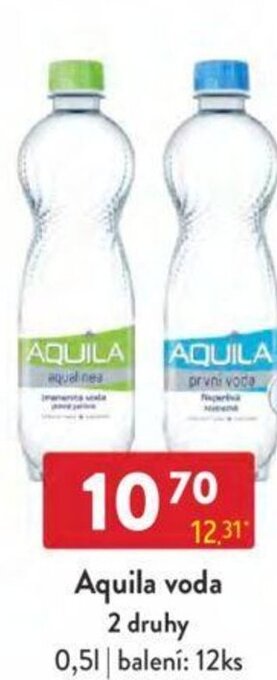 Qanto Aquila voda 2 druhy 0,5L nabídka